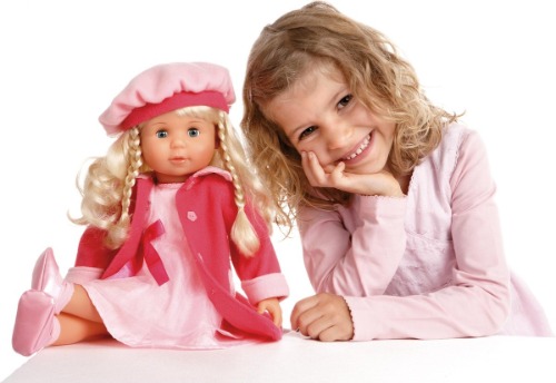 Monnik Trillen onderwijzen Zingende en pratende pop: Baby Charlene - Aanbiedingen Speelgoed