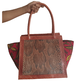 Bassa Snakeskin Handbag