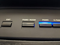 P515 Piano Room button and display screen