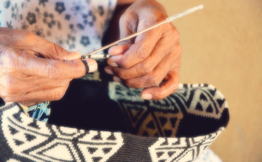 El Tabo.: Tapestry Crochet y Wayúu.
