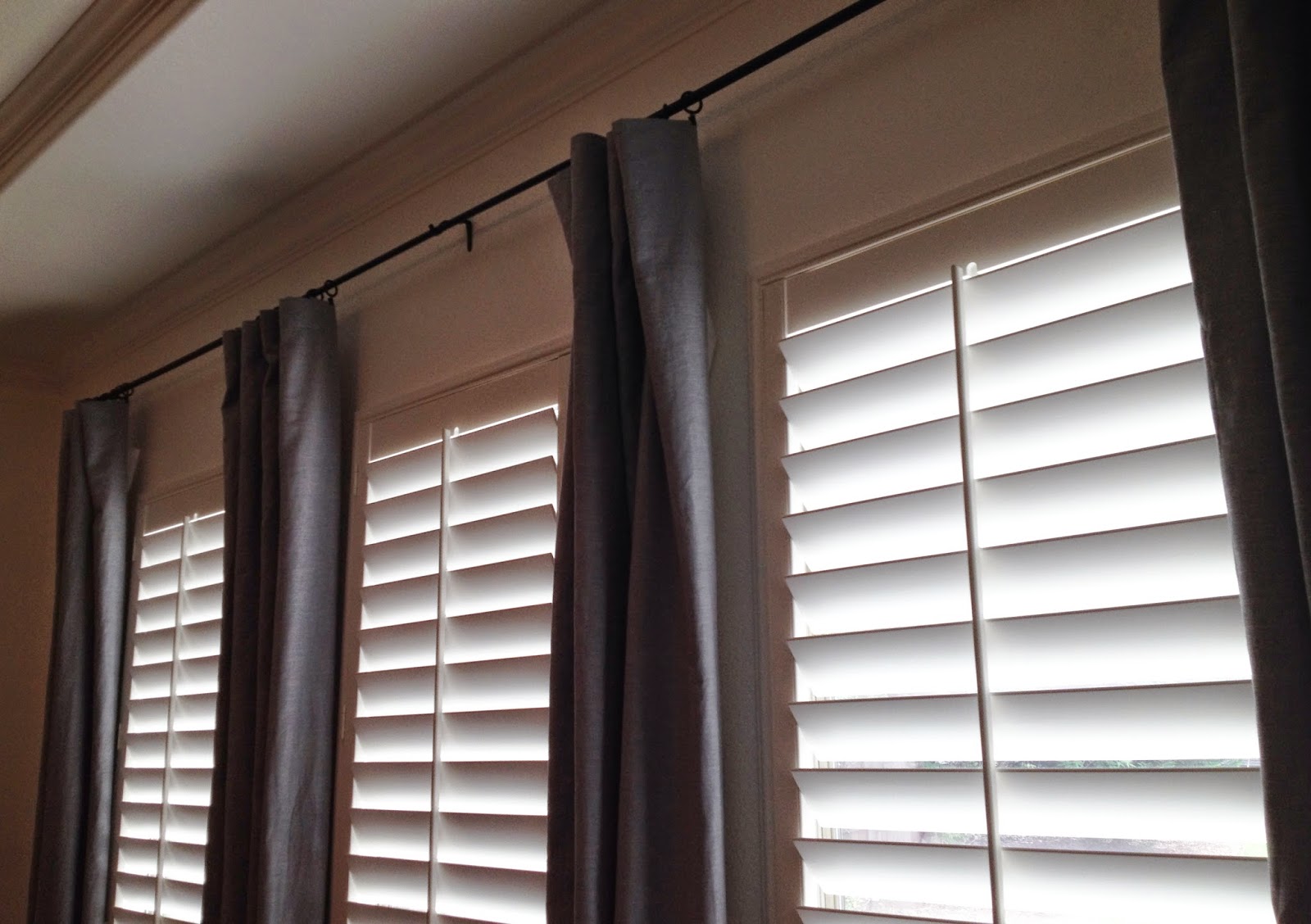 The Decorating Duchess How to Make a Really Long Curtain Rod