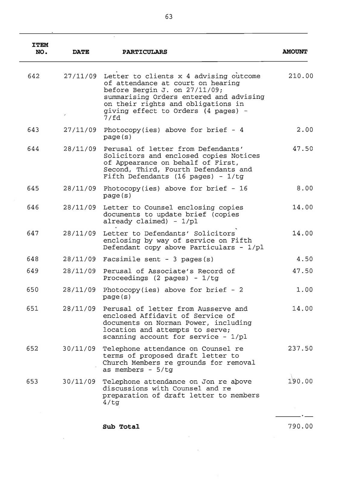 Filed Application for Assessment of Solicitor/Client Costs Filed Application for Assessment of Solicitor/Client Costs