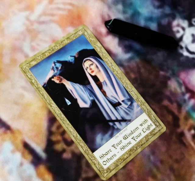 The Hermit  Art Through The Eyes of The Soul Oracle 