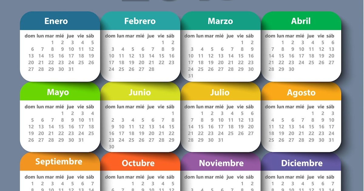 Calendario 2019 en mayúscula para imprimir: ¡Organiza tu año! Calendario 2019 en mayúscula para imprimir: ¡Organiza tu año!