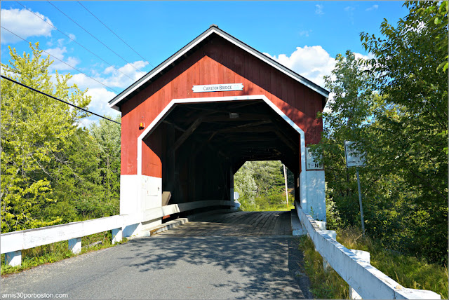 Carlton Covered Bridge en Swanzey, New Hampshire
