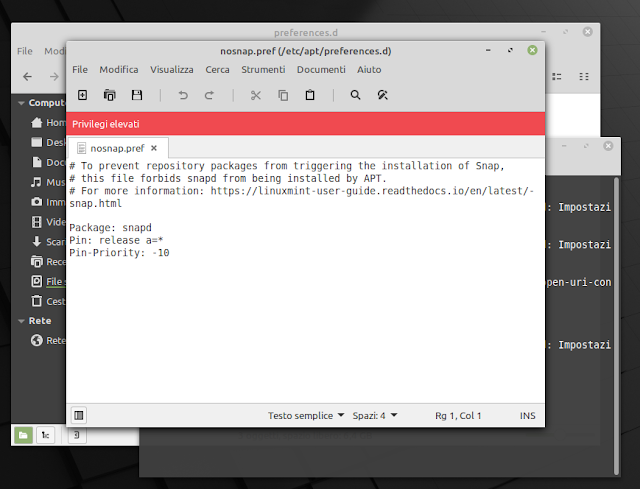 Come installare pacchetti in formato snap su Linux Mint 20 2