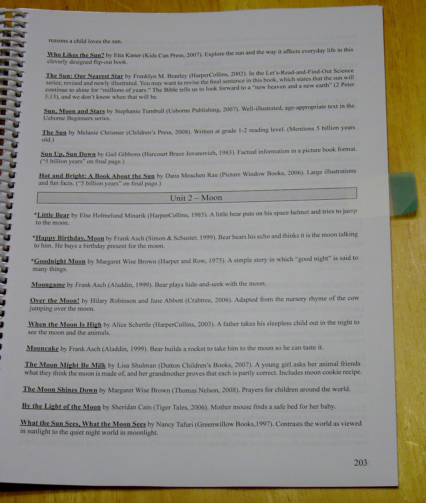 Tracey's Journal: How I organize Kindergarten - My Father's World