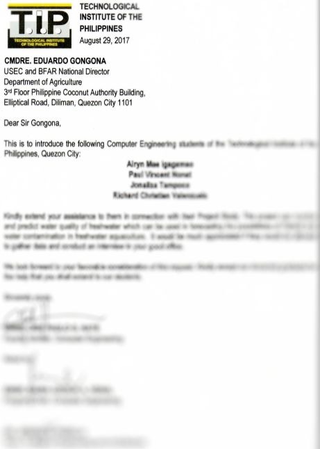application letter for department of agriculture philippines