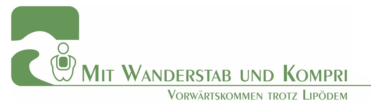 Mit Wanderstab und Kompri