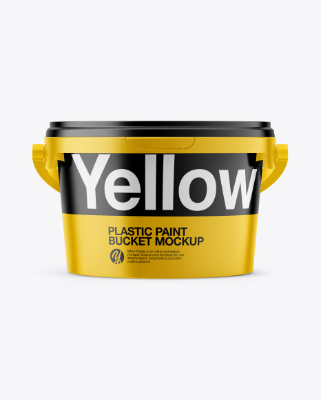 Download Glossy Plastic Pail Mockup Yellowimages Mockups