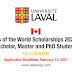Canada: University of Laval Citizens of the World Scholarship 2021/2022 for International Students
