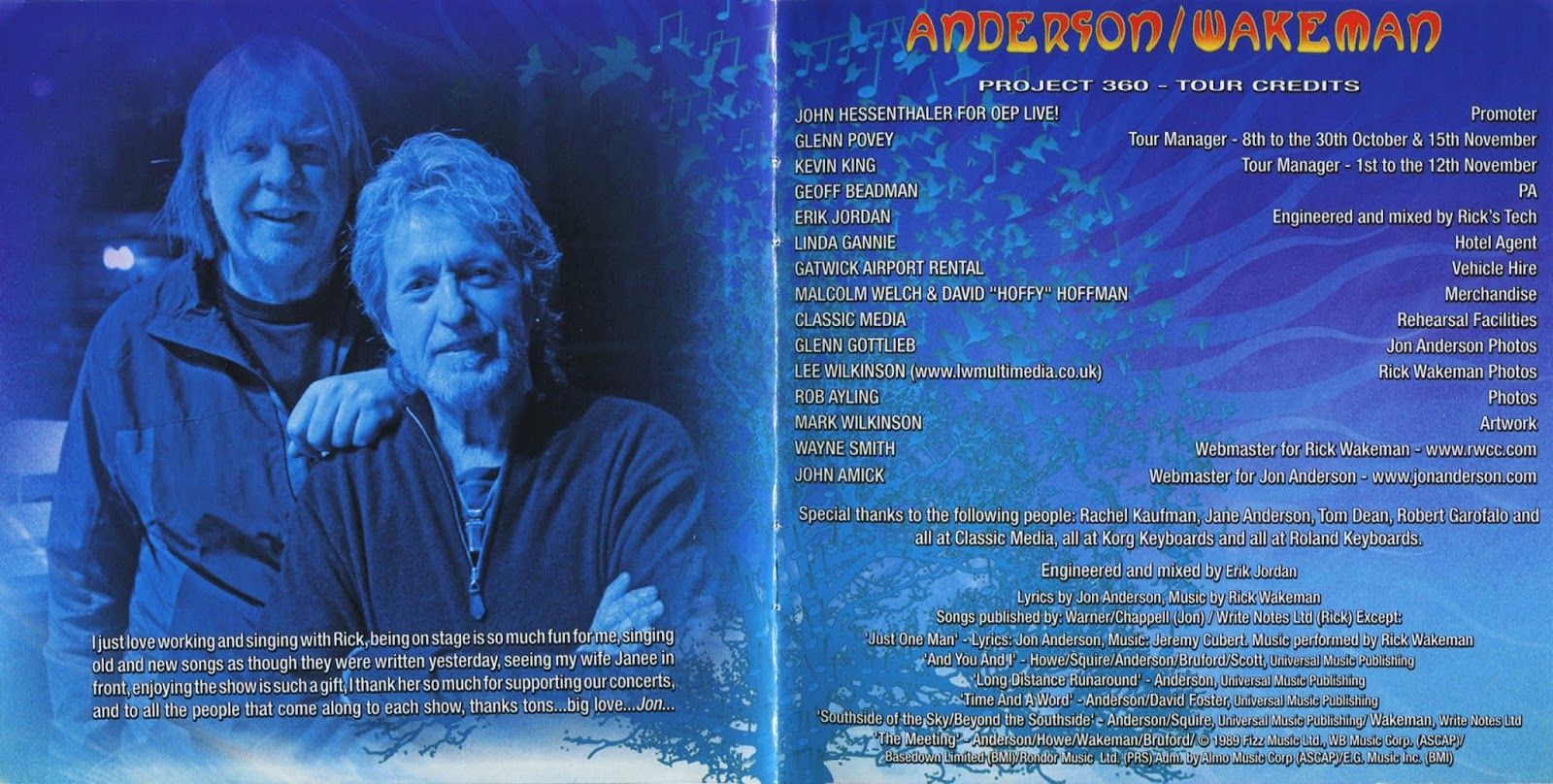 2011 The Living Tree In Concert Part One Anderson Wakeman Rockronología