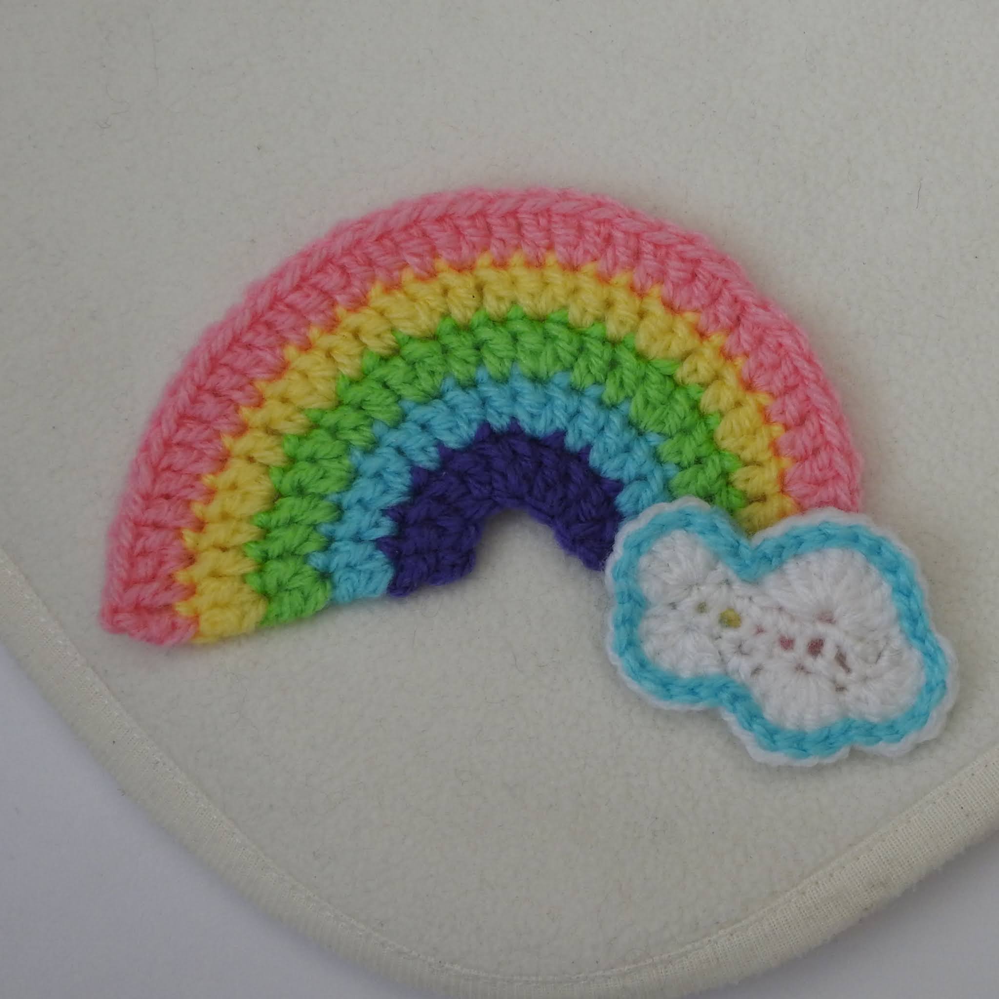 Jo's Crochet Pad Blog Rainbow Appliqué/Embellishment Crochet Pattern * Sky collection including