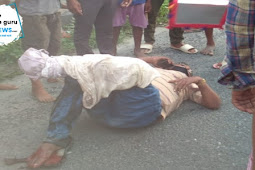 कार की ठोकर से बाइक सवार जख्मी, स्थानीय लोगों ने भेजा मोतिहारी