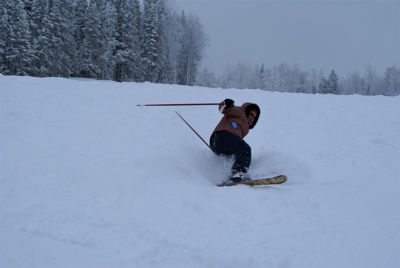 Snowboard and downhill Ski in Fairbanks