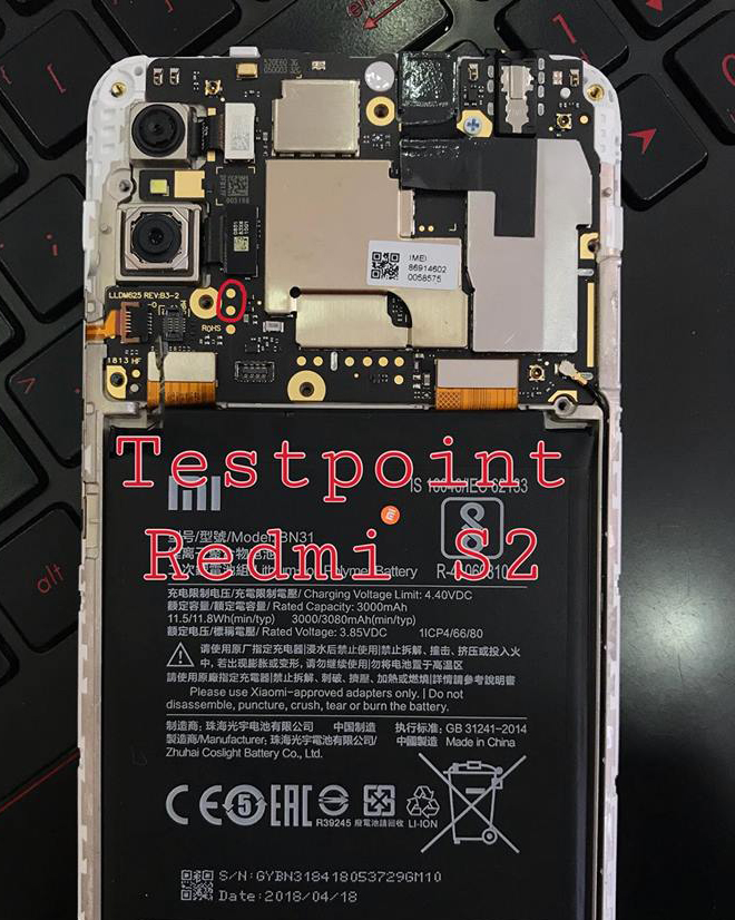 Cara Test Point Redmi S2