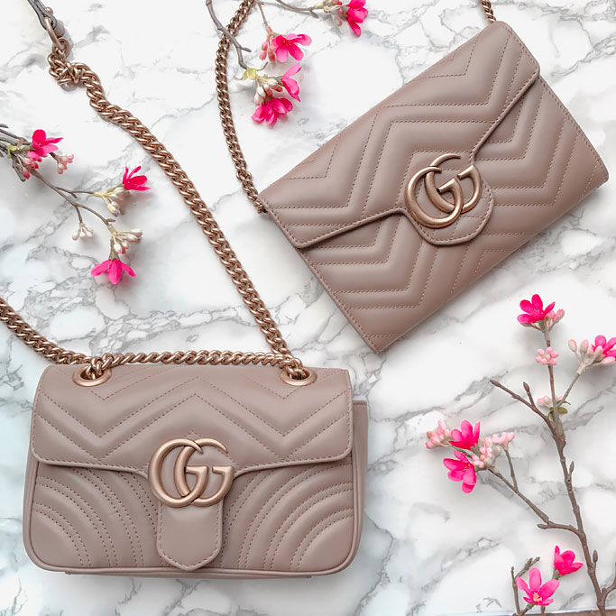 Comparing the Different Sizes of the Gucci GG Marmont Matelasse Shoulder  Bag - Ella Pretty Blog