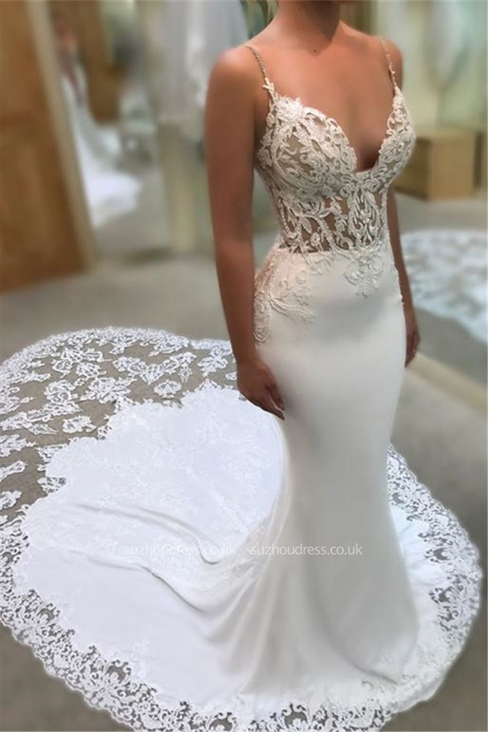 https://www.suzhoudress.co.uk/mermaid-spaghetti-sleeveless-appliqued-lace-court-train-wedding-dresses-g25311?cate_1=2