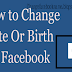How Can I Change my Birthday on Facebook 