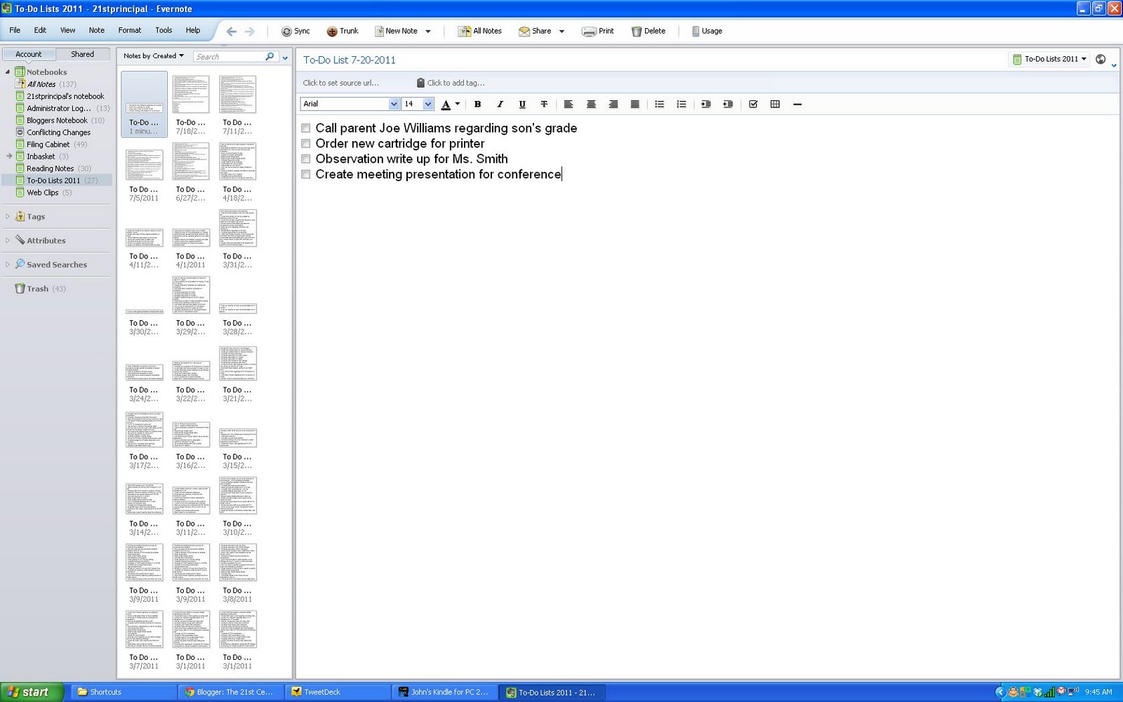 evernote to do list evernote to do list