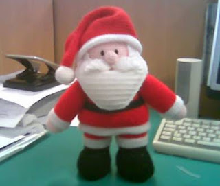 PATRON GRATIS PAPA NOEL AMIGURUMI 10