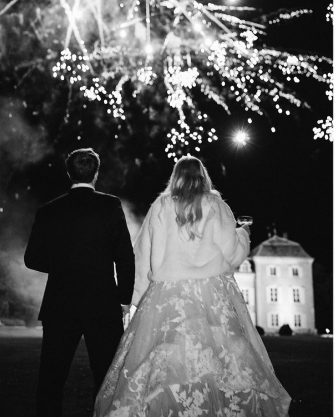 Love Story: A Monique Lhuillier Wedding Gown of Dreams at the Chateau de Varennes