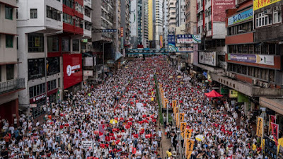 Lagu "Sing Hallelujah To The Lord" Dinyanyikan sebagai Anthem Demo di Hong Kong