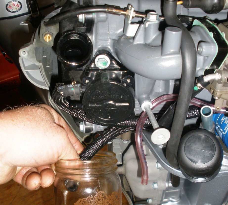 Bow Narrows Camp Blog on Red Lake Ontario: How to winterize the Honda