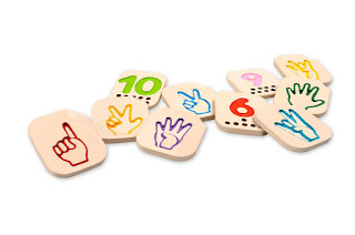 Alternative to Montessori Sandpaper Numbers for those who are hearing impaired.