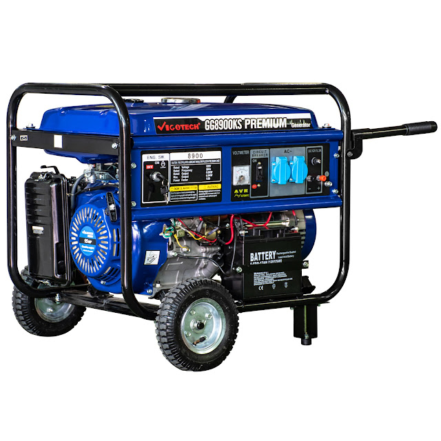 เครื่องยนต์ปั่นไฟ เบนซิน 6,000 วัตต์(6kVA)