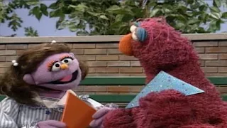 Telly Monster makes friends with a fellow triangle lover. Sesame Street Preschool is Cool Making Friends