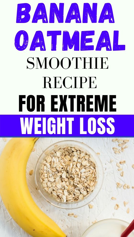 Banana Oatmeal Smoothie Recipe For Weight Loss Hello Healthy Blog!!