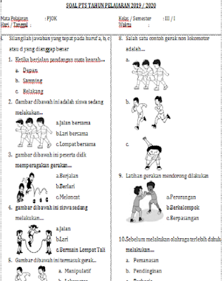 Menjelajahi Dunia Gerak: Panduan Soal UAS PJOK Kelas 3 Semester 2 dan Persiapan Optimal Menjelajahi Dunia Gerak: Panduan Soal UAS PJOK Kelas 3 Semester 2 dan Persiapan Optimal