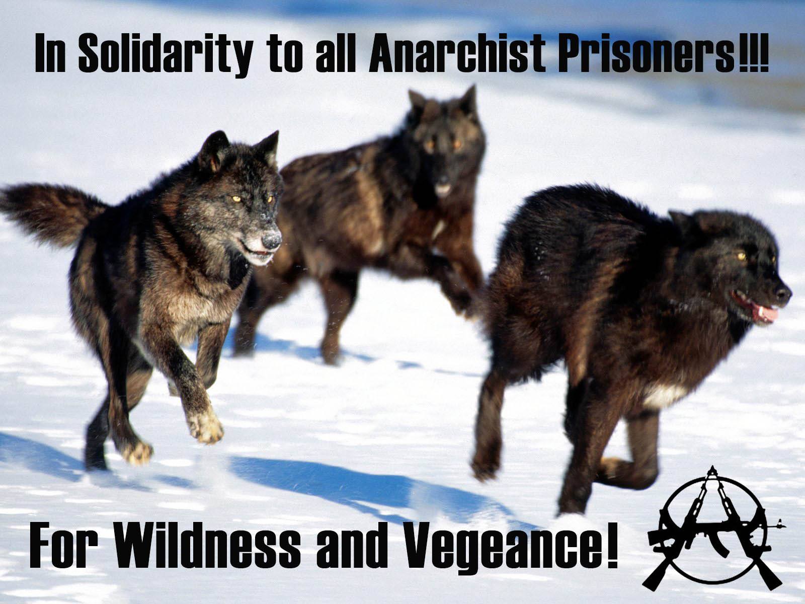 In Solidarity To All Anarchist Prisoners!! For Wildness & Vengeance!
