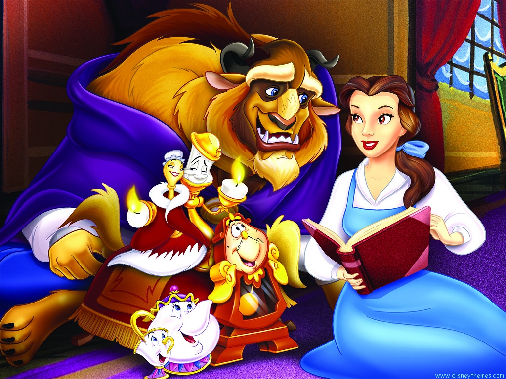 disney beauty and the beast wallpaper