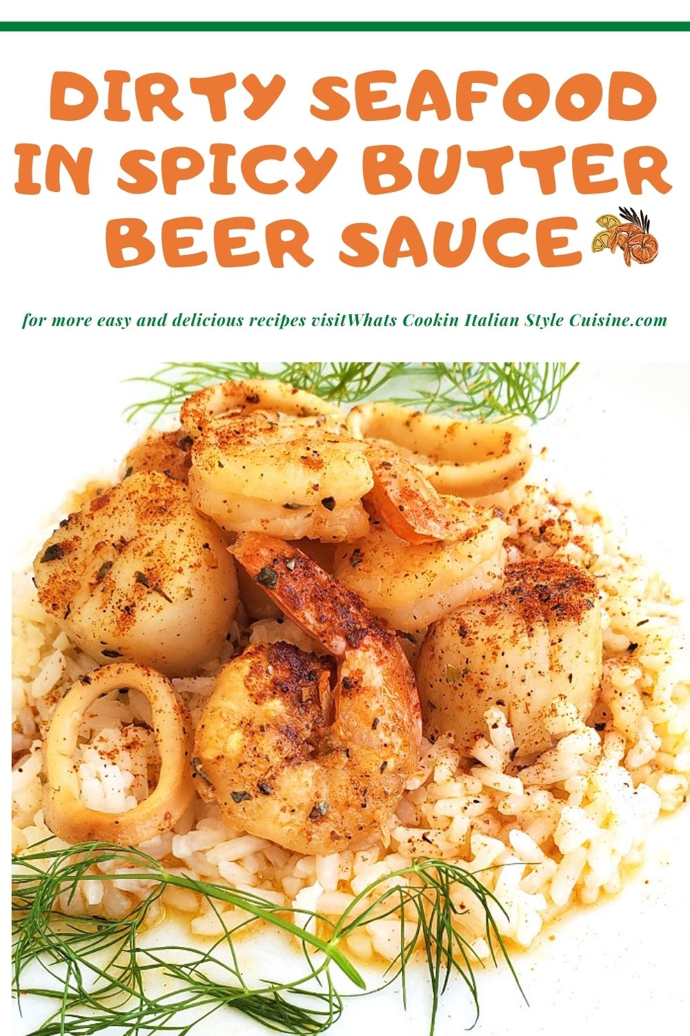 Dirty Seafood in Spicy Butter Beer Sauce What's Cookin' Italian Style