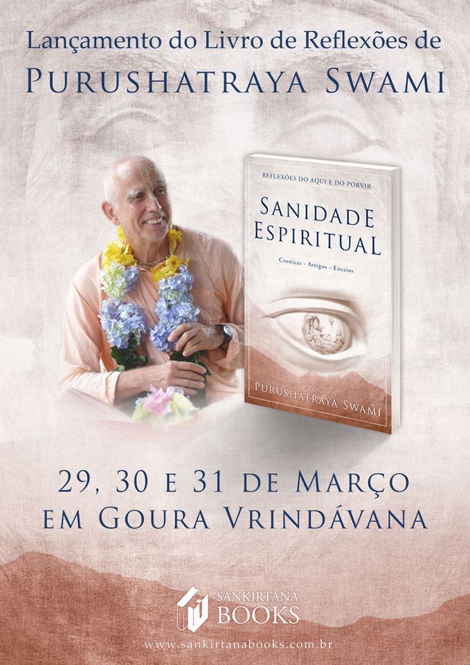 Líder espiritual hare krishna fala hoje na Universidade de Brasília