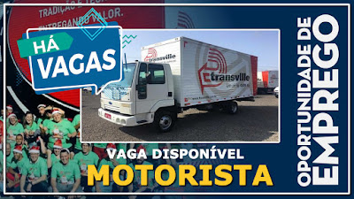 Vaga para Motorista categoria C