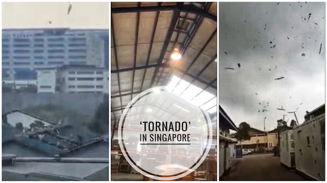 'Tornado' in Singapore- First recorded landspout recorded