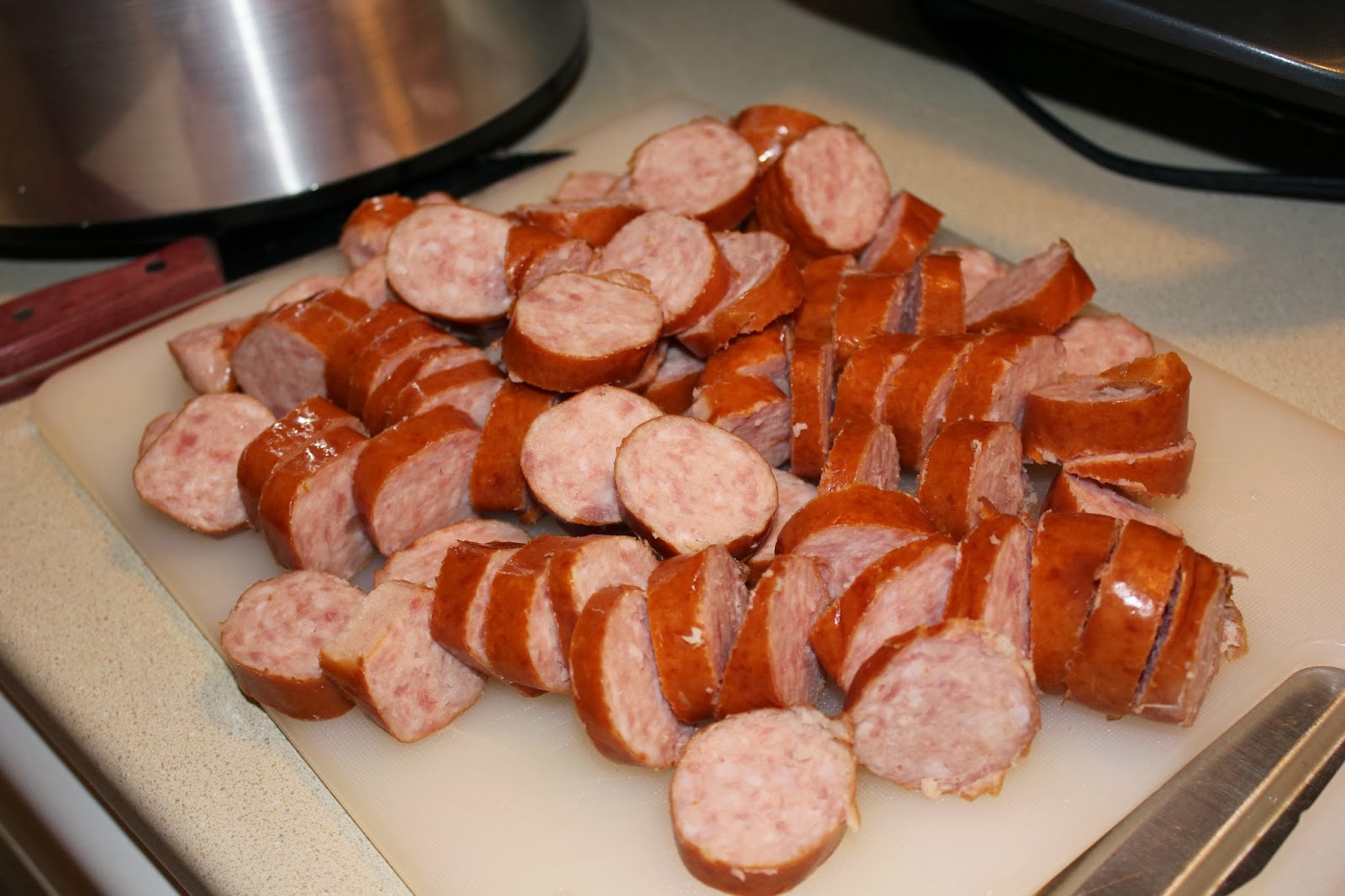 A Busy Working Woman Finds Time to Cook! Crockpot Kielbasa