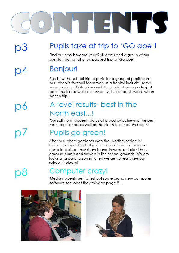 AS media studies school magazine