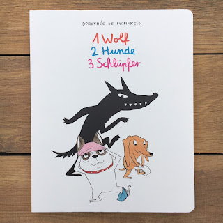 "Ein Wolf, zwei Hunde, drei Schlüpfer", Reprodukt Verlag, Rezension Kinderbuchblog Familienbücherei, Buchmission "Der Wolf ist nicht böse!"