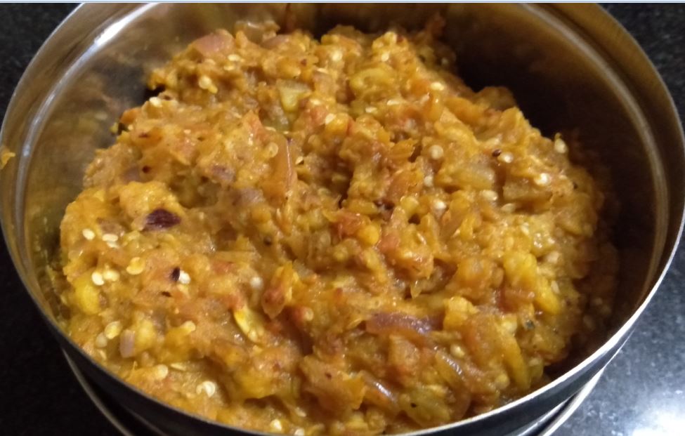 Culinary Creations Baingan bharta (Roasted brinjal mash)