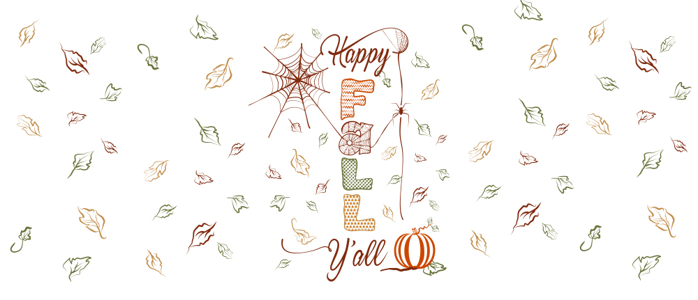 Free Handwritten Happy Fall Y'all – SVG EPS JPEG & PNG