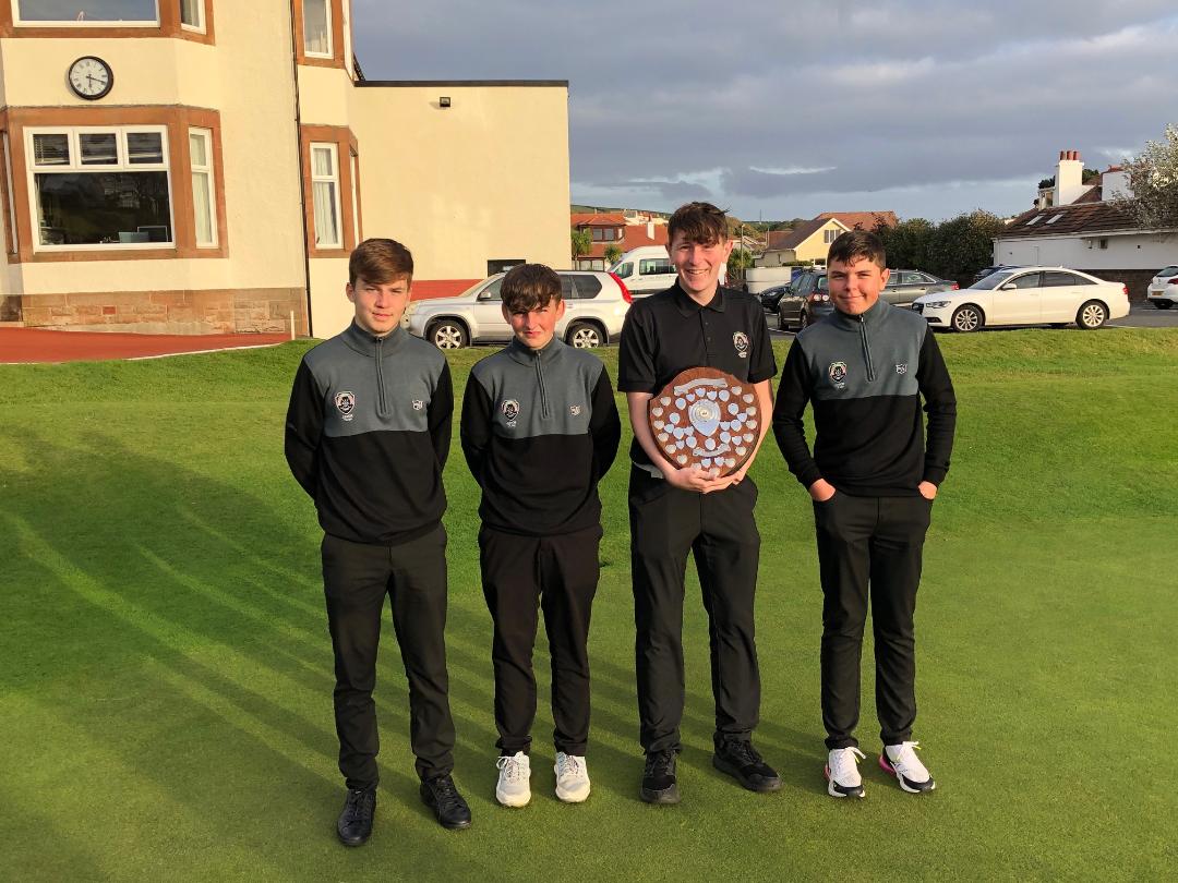 AYRSHIRE GOLF AYRSHIRE JUNIOR GOLF LEAGUE Kilmarnock Barassie and Irvine win first two finals