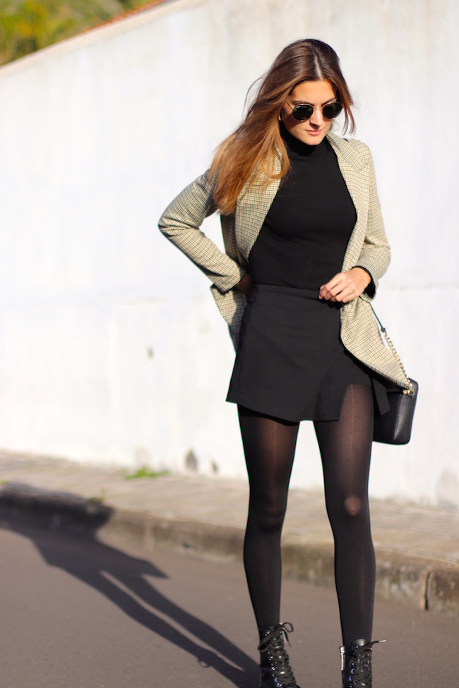 Marilyn's Closet FASHION BLOG BLACK SKORT