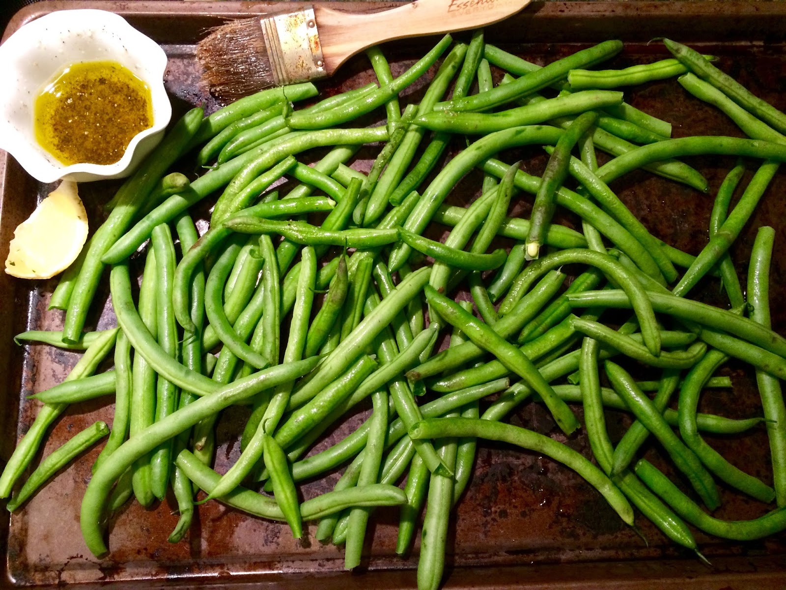 Genuine Mamas Roasted Lemon Pepper Green Beans