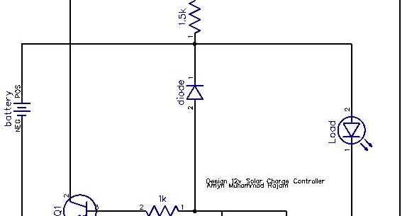Electronics Designs: Design 12v Solar Charge Controller Circuit Diagram