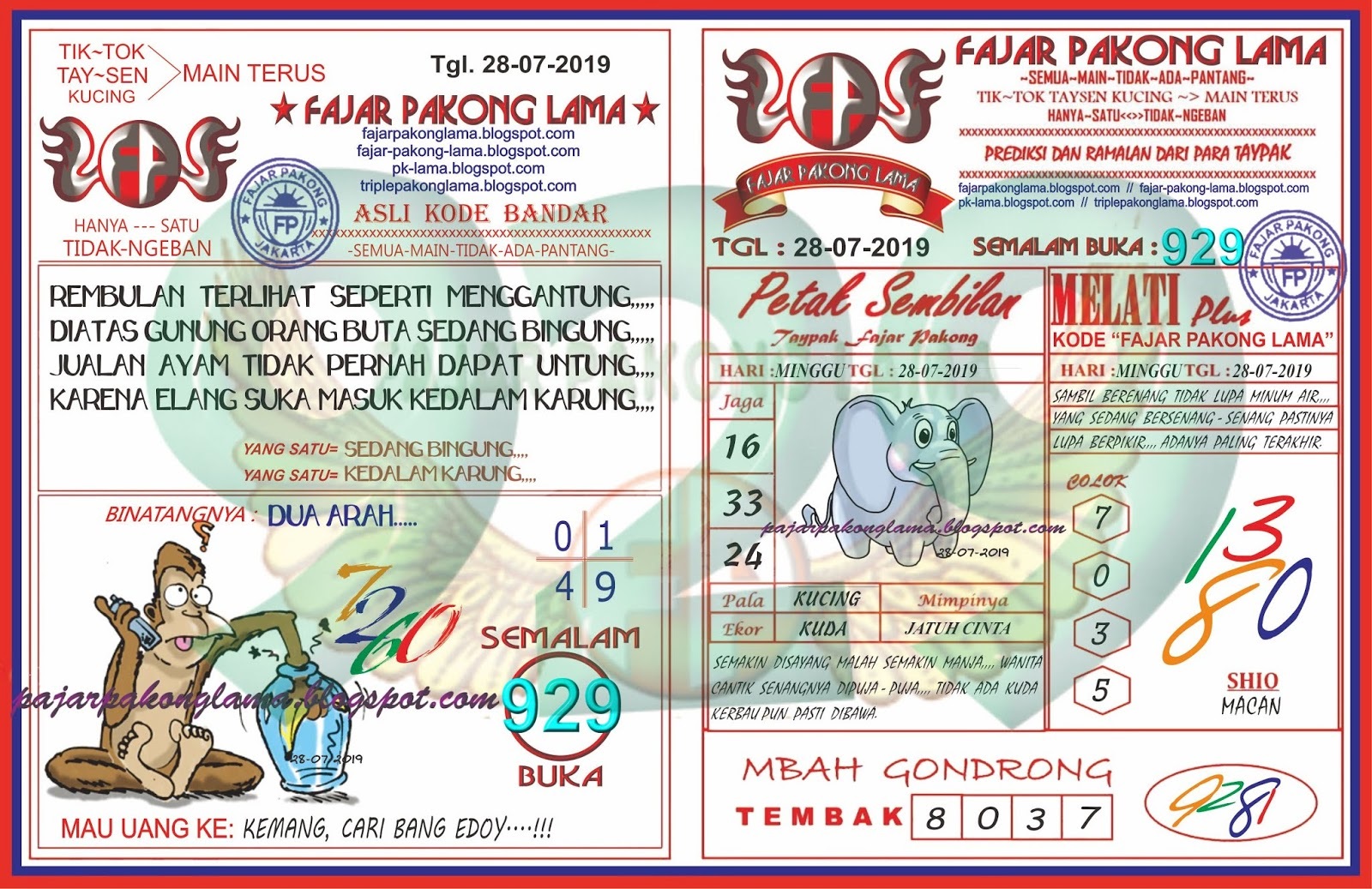 SYAIR HONGKONG 28 JULY 2019 MARKAS SYAIR