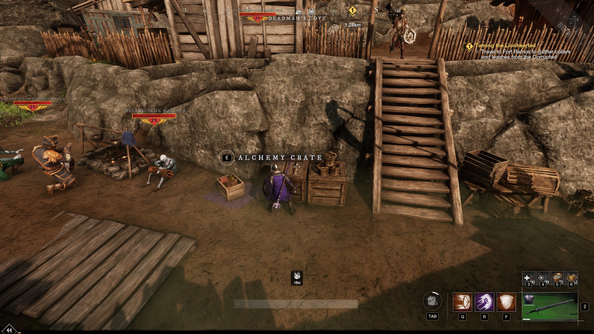 New World Deadman's Cove chest locations